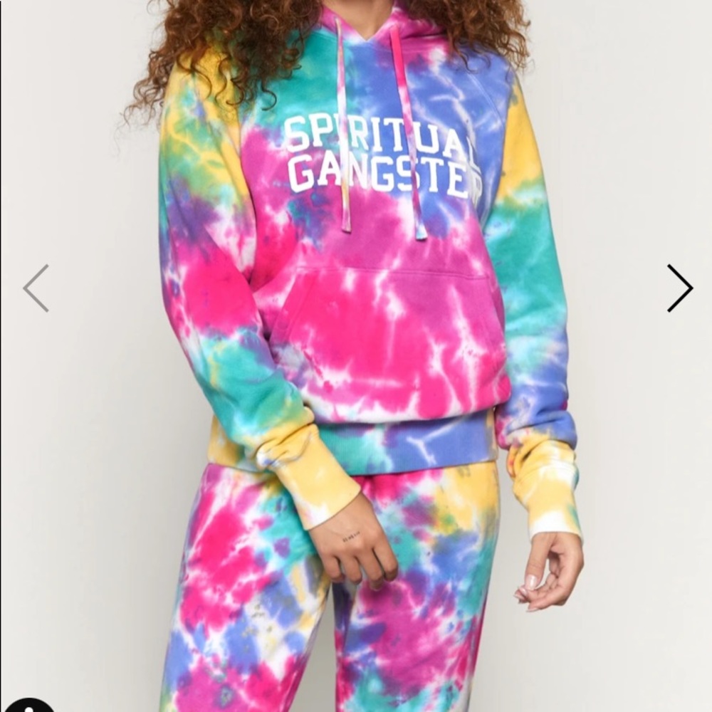 - Spiritual Gangster 2pc. Matching tie-die Top and Bottom